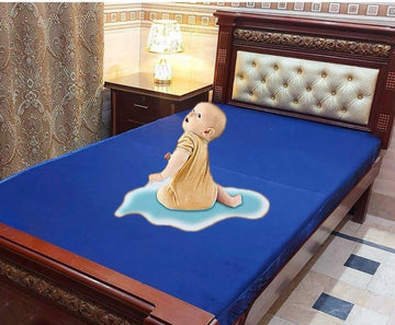 Single Plain Mattress Cover