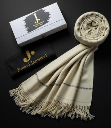 Wool Shawl Swiss Cream